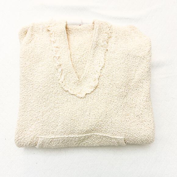 Rag & Bone Cream Ecru Pullover Hooded Sweater Alice Size Small - Picture 5 of 5